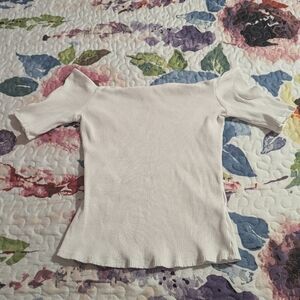 H & M ribbed off shoulder top